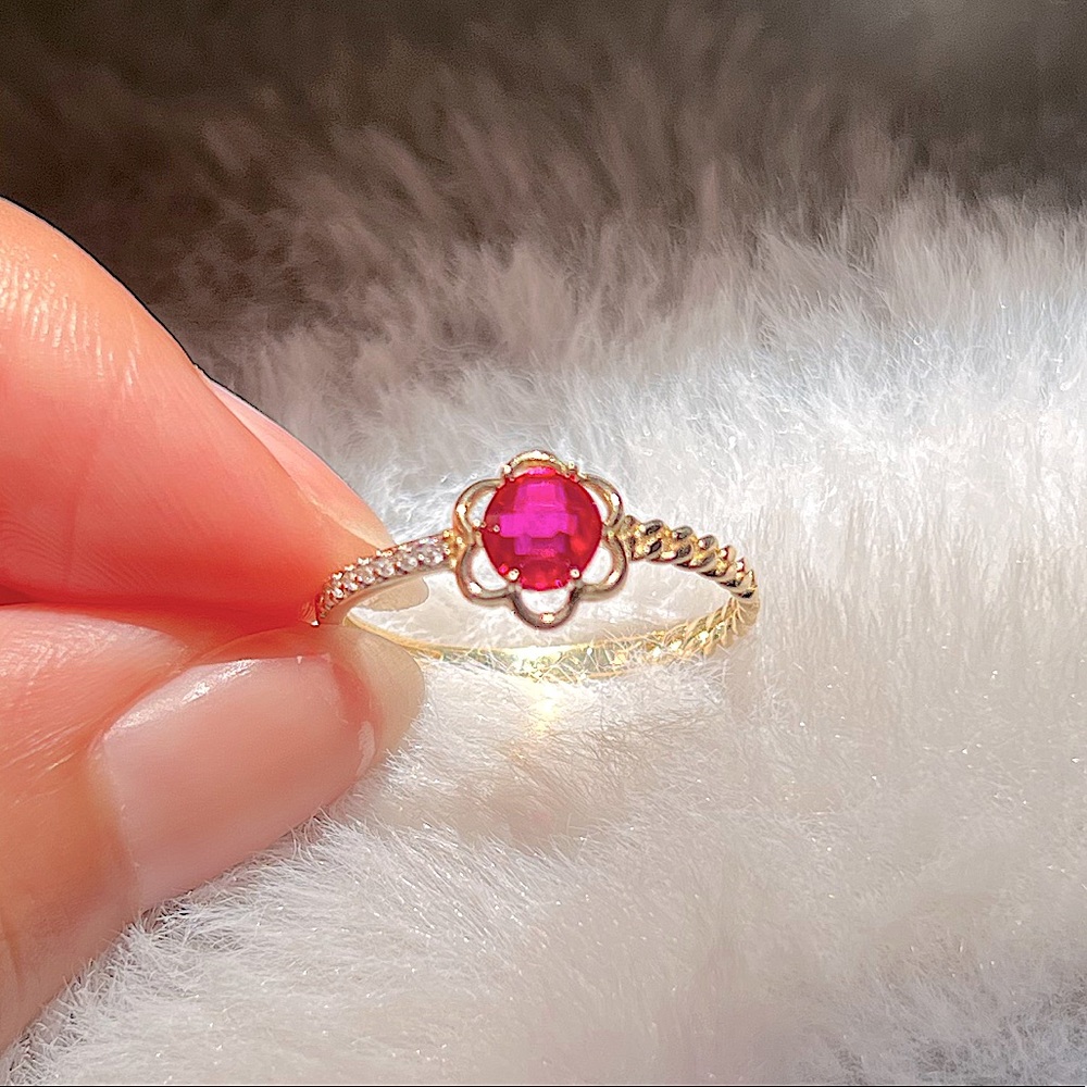 14K Gold Ring With Stone